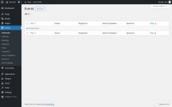 Page screenshot: Events