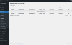 Page screenshot: Events &rarr; Payments