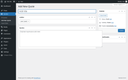 Page screenshot: Quotes &rarr; Add New Quote