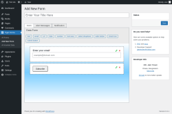 Page screenshot: Tiger Forms &rarr; Add New Form
