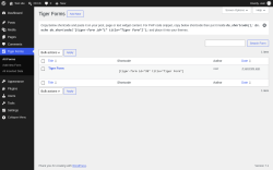 Page screenshot: Tiger Forms