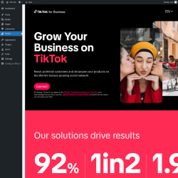 Page screenshot: TikTok