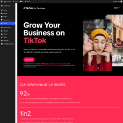 Page screenshot: TikTok