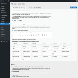 Page screenshot: Settings &rarr; Advanced Editor Tools