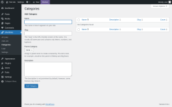 Page screenshot: Shortlinks &rarr; Categories