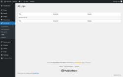 Page screenshot: Shortlinks &rarr; Logs