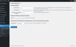 Page screenshot: tivents Products Feed