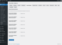 Page screenshot: Toocheke &rarr; Options &rarr; Social Sharing