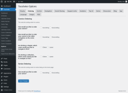 Page screenshot: Toocheke &rarr; Options &rarr; Ordering