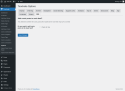Page screenshot: Toocheke &rarr; Options &rarr; RSS