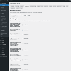 Page screenshot: Toocheke &rarr; Options &rarr; Navigation