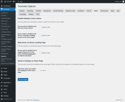 Page screenshot: Toocheke &rarr; Options &rarr; 
                    Series
                