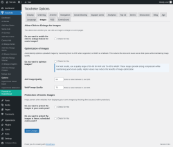 Page screenshot: Toocheke &rarr; Options &rarr; 
                    Images
                