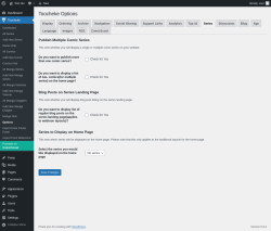 Page screenshot: Toocheke &rarr; Options &rarr; 
                    Series
                