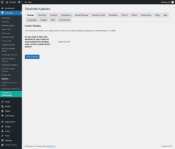Page screenshot: Toocheke &rarr; Options