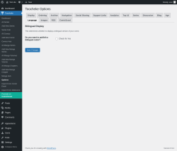 Page screenshot: Toocheke &rarr; Options &rarr; 
                    Language
                