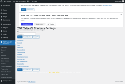 Page screenshot: TOP Table Of Contents