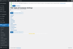 Page screenshot: TOP Table Of Contents