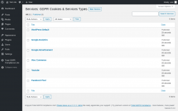 Page screenshot: Total GDPR Compliance Lite &rarr; Services