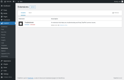 Page screenshot: TotalPoll → Extensions