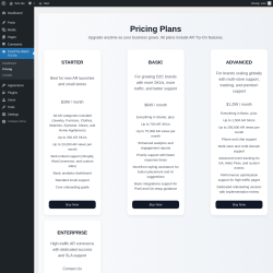 Page screenshot: TouchTry Watch Try-On &rarr; Pricing