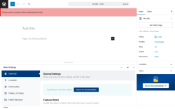 Page screenshot: Hotels → Add New Hotel