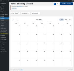 Page screenshot: Hotels → Booking Details
