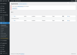 Page screenshot: Apartments