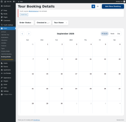 Page screenshot: Tours → Booking Details
