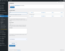 Page screenshot: Hotels → Features