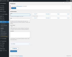 Page screenshot: Apartments → Features