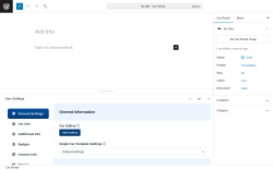 Page screenshot: Car Rentals → Add New Car Rental