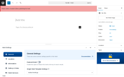Page screenshot: Hotels → Add New Hotel