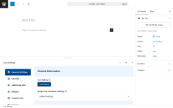 Page screenshot: Car Rentals → Add New Car Rental