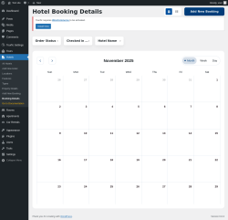Page screenshot: Hotels → Booking Details