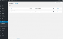 Page screenshot: Affiliation