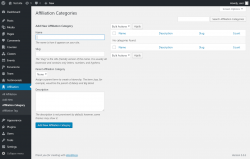 Page screenshot: Affiliation &rarr; Affiliation Category