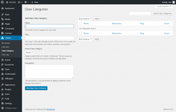 Page screenshot: Classes &rarr; Class Category