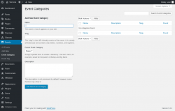 Page screenshot: Events &rarr; Event Category