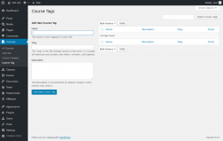Page screenshot: Courses &rarr; Course Tag