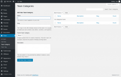 Page screenshot: Team &rarr; Team Category