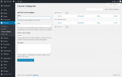 Page screenshot: Courses &rarr; Course Category