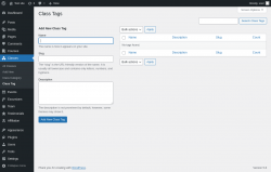 Page screenshot: Classes &rarr; Class Tag