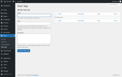 Page screenshot: Team &rarr; Team Tag