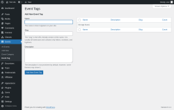 Page screenshot: Events &rarr; Event Tag