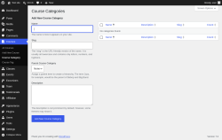 Page screenshot: Courses &rarr; Course Category