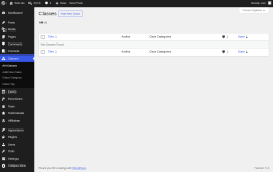 Page screenshot: Classes