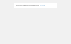 Page screenshot: WordPress › Error