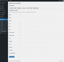 Page screenshot: Settings → Access package → 
                    Description                