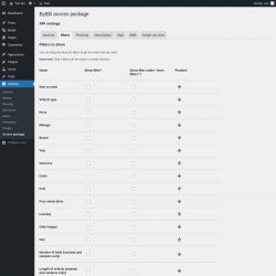 Page screenshot: Settings → Access package → 
                    Filters                